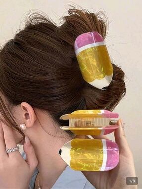 Large Pencil Hair Clip